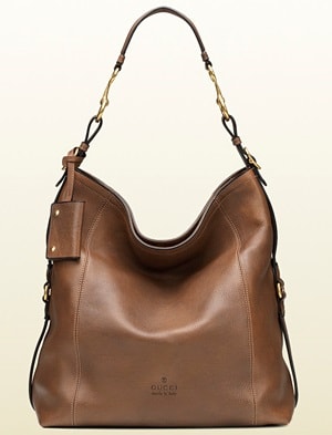 Gucci Harness Leather Hobo Handbag