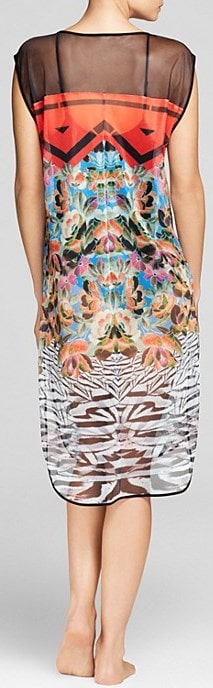 Clover Canyon Patterned Swim Cover Up Dress Back