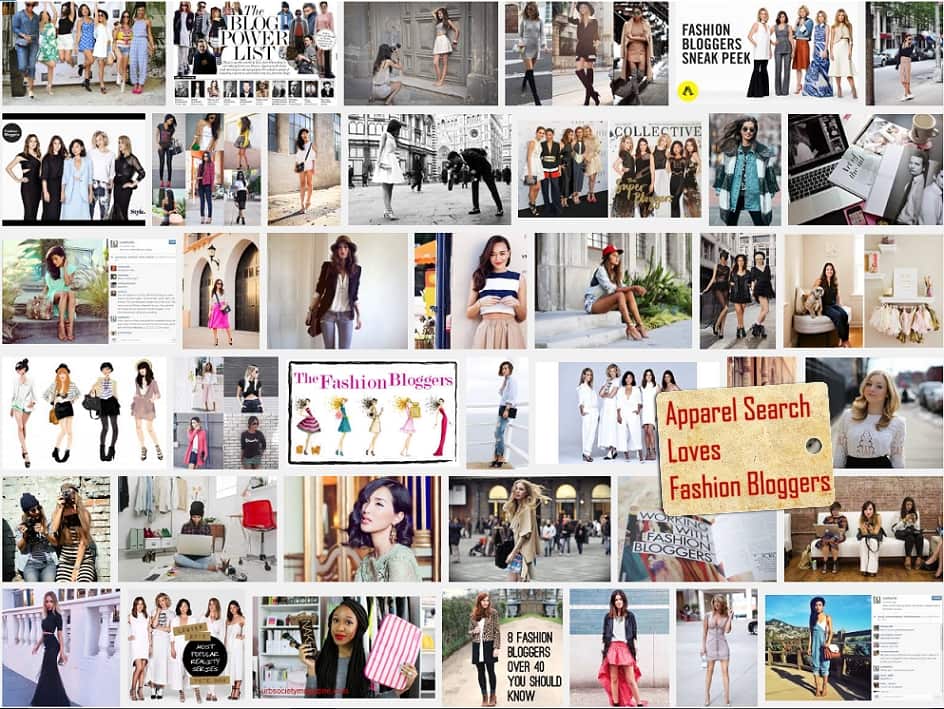 Top Fashion Bloggers Photograph Collage
