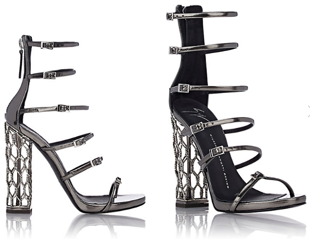 Giuseppe Zanotti Chain-Link Heel Sandal