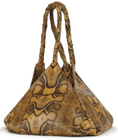 Givenchy Printed Python Leather Shoulder Bag