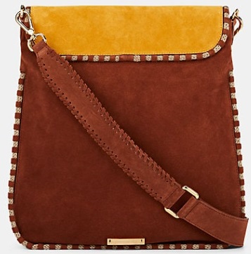 Patchwork Suede Shoulder Bag Back