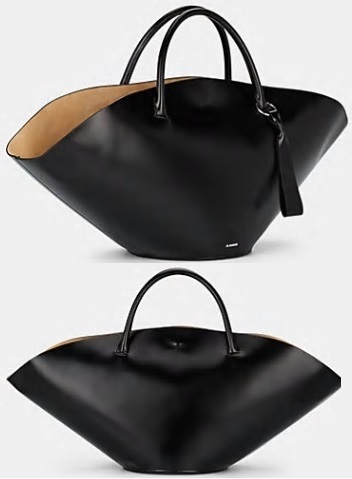 Jil Sander Sombrero Mediaum Leather Tote Bag