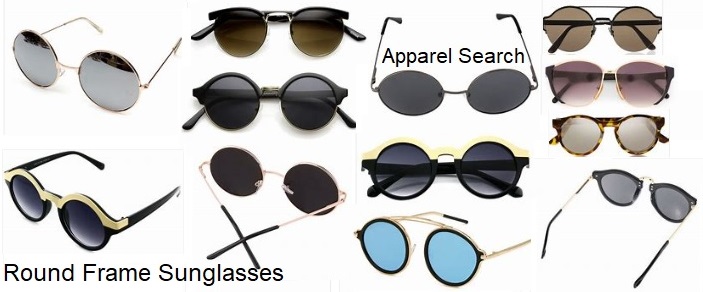 best round frame sunglasses