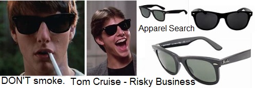 Tom Cruise Best Sunglasses Risky Business