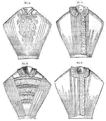 chemisettes image from godeys April 1850