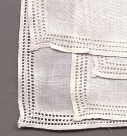 hemstitched handkerchief