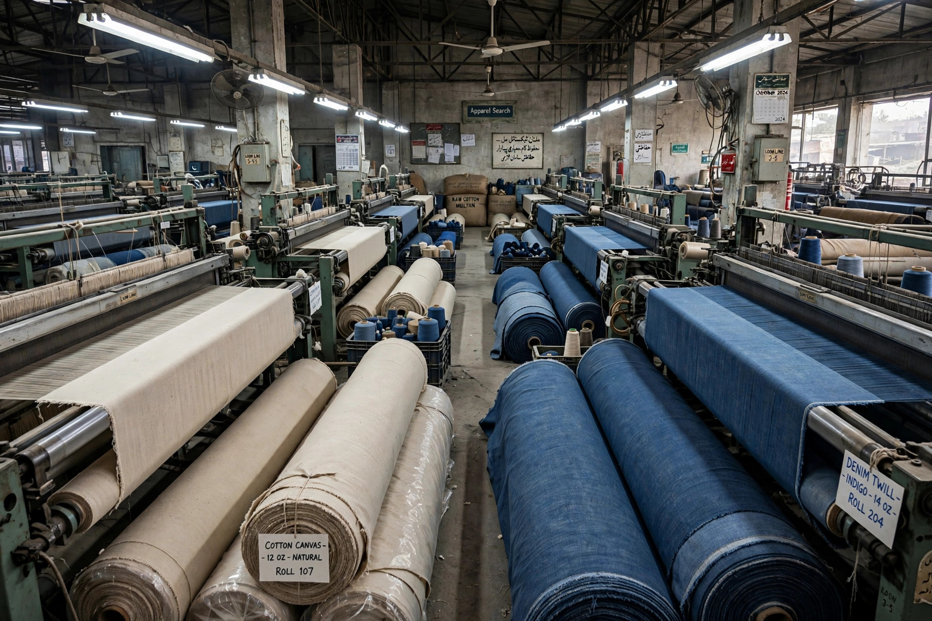 Illustration for the Ahmed Fine Textile Mills fabric mill profile — Woven fabrics
