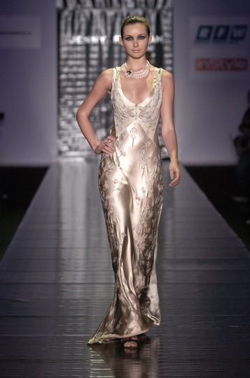 Jenny Packham at Russian Fashion Week March 2006