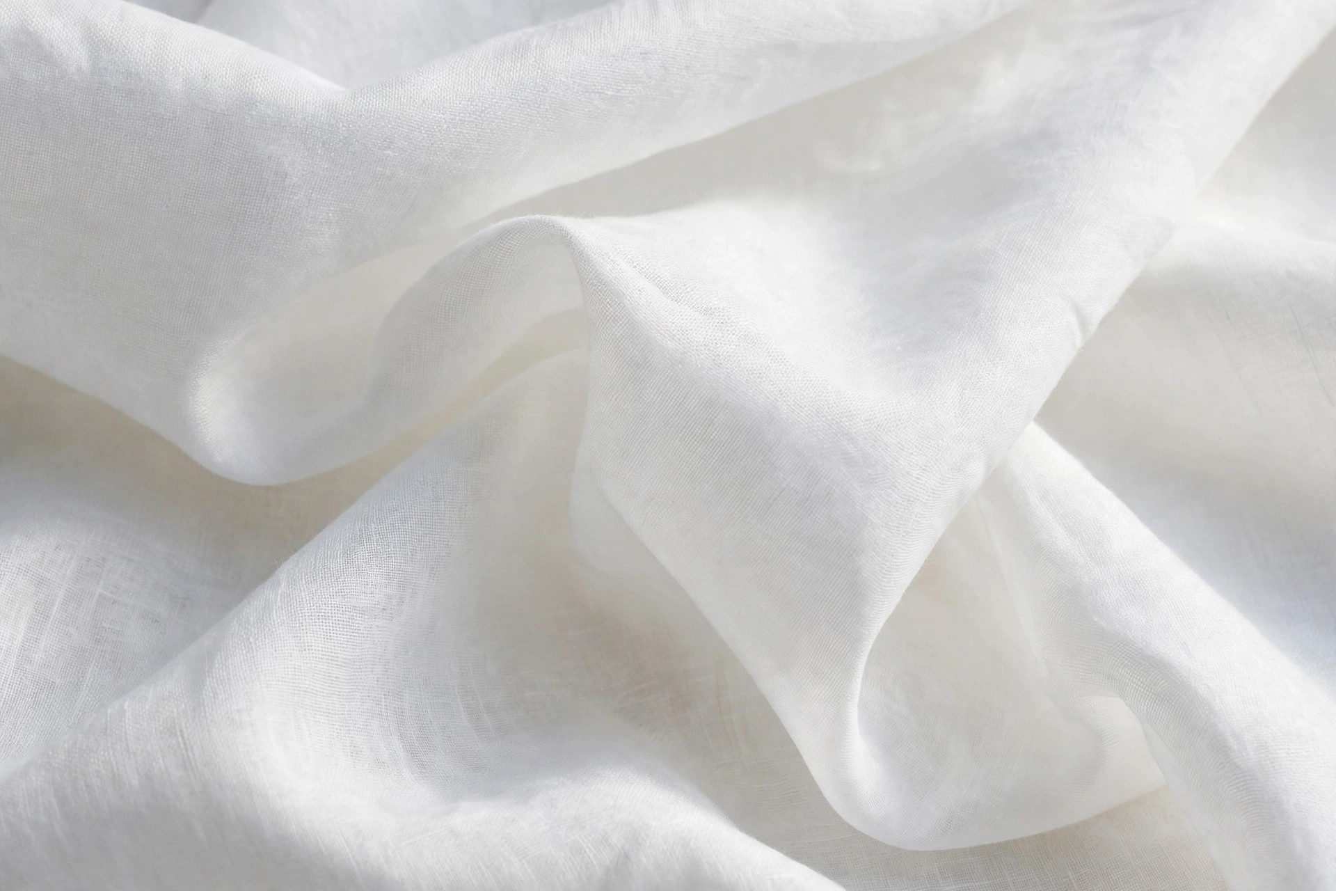 Soft white cotton batiste in a fine lightweight plain weave