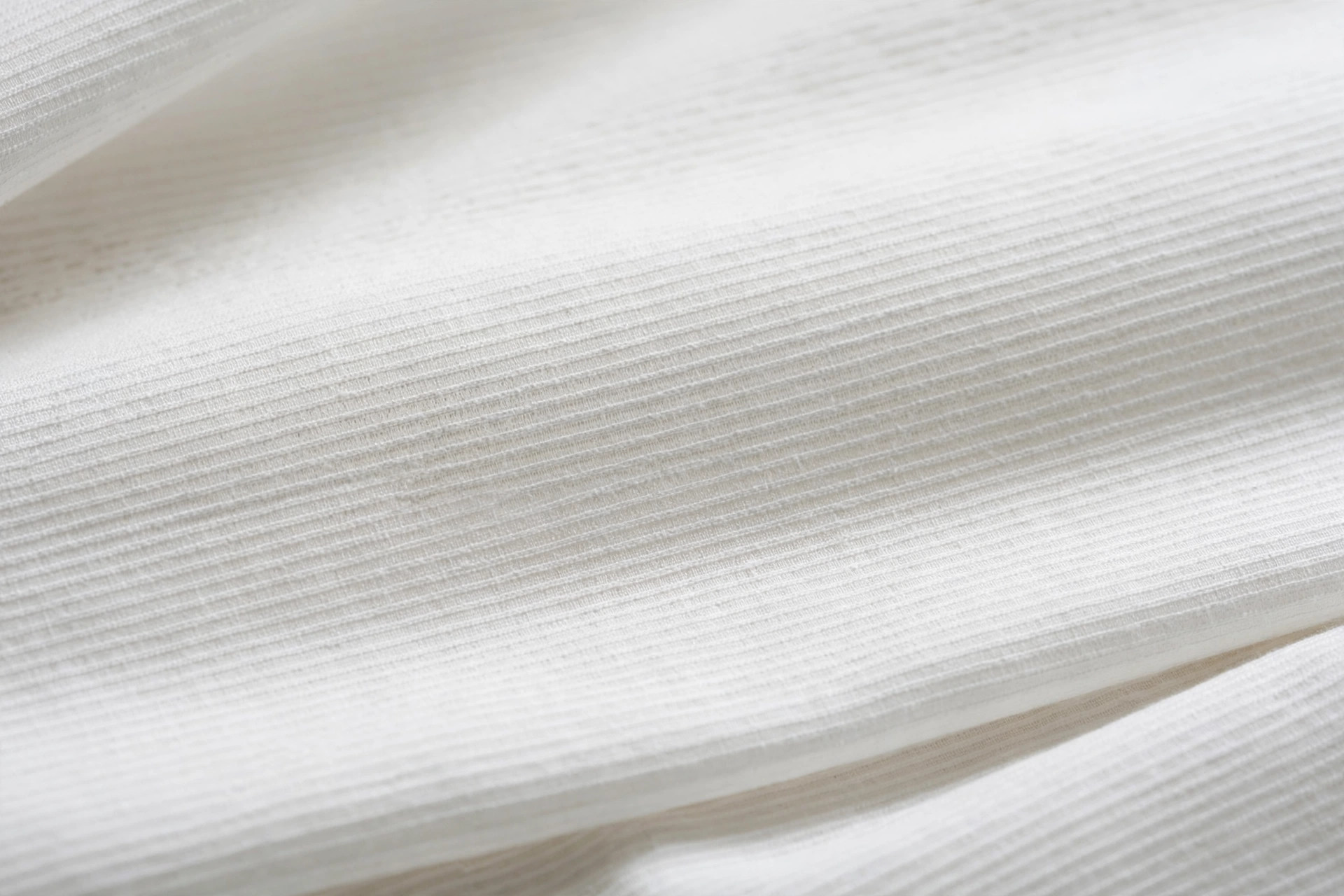 Fine white cotton broadcloth fabric with a subtle crosswise rib