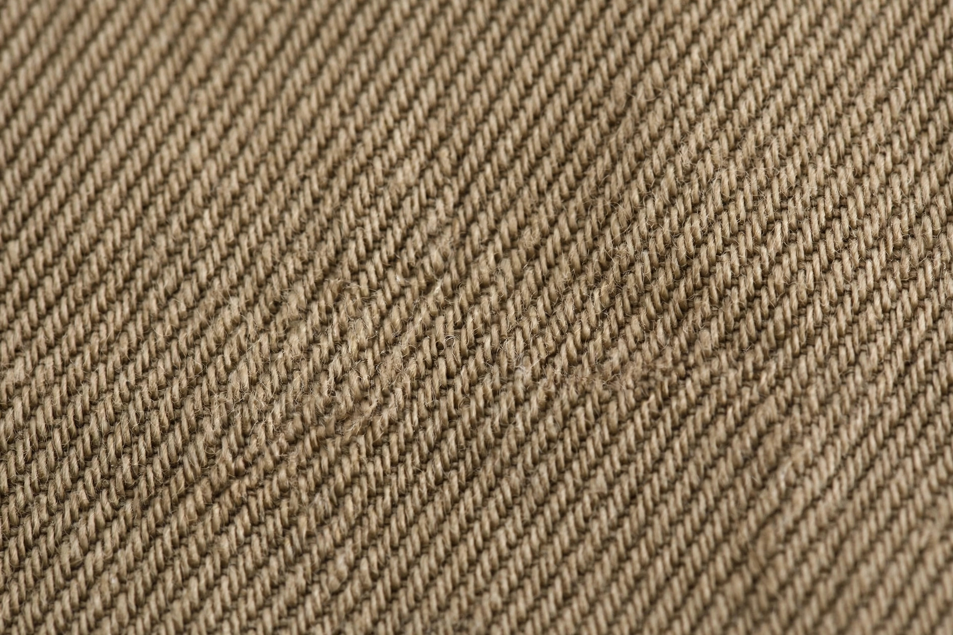 Khaki cotton twill fabric in dusty tan with a diagonal weave