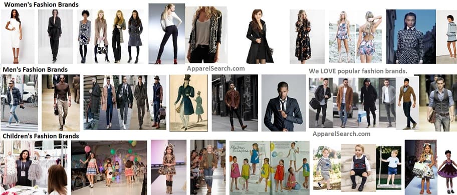 Fashion Brands Directory Of Fashion Brands By Apparel Search