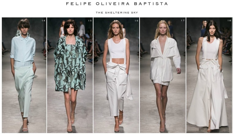 Felipe Oliveira Baptista Fashion Week