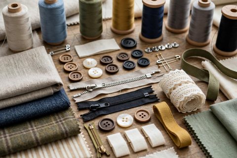 Garment components and trimmings