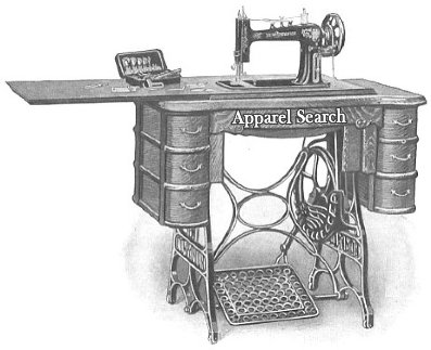 Sewing Machine with Treadle