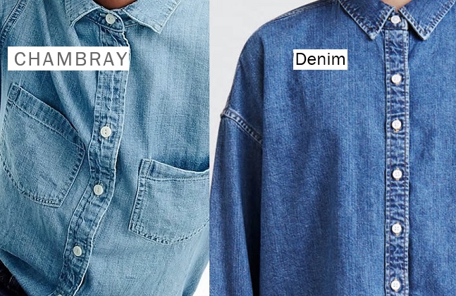 Chambray Similar look to Denim