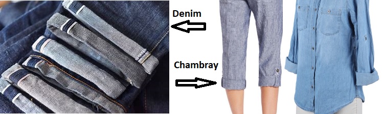 difference chambray & denim
