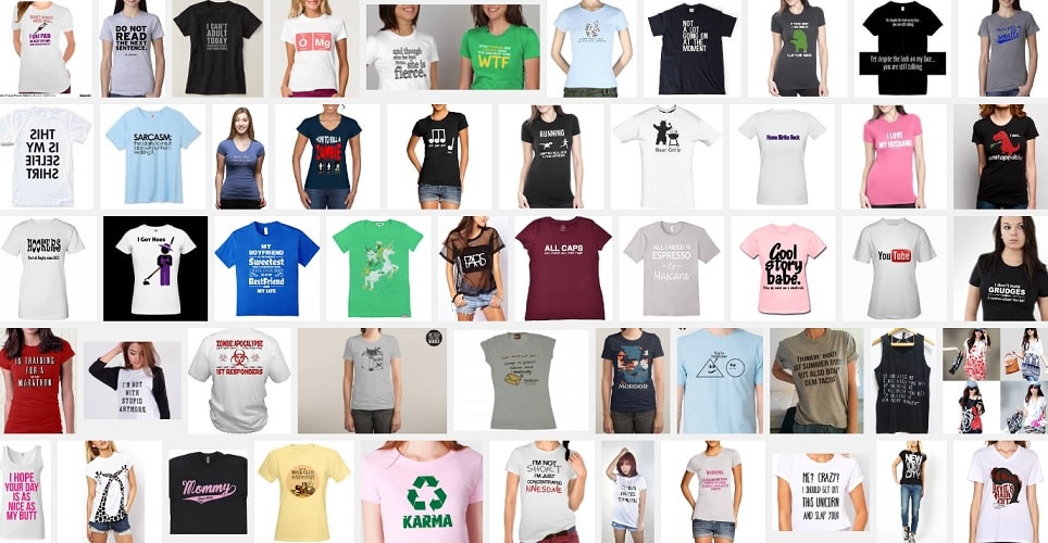 Novelty T-shirt Assortment