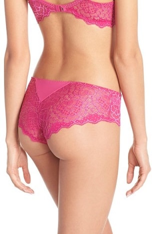 Pink Lace Boyshorts