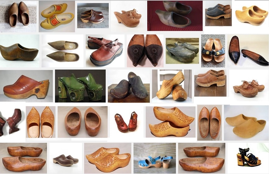 wood bottom clogs