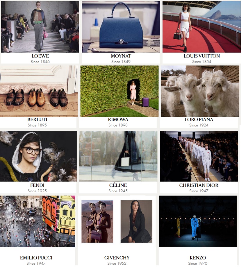 LVMH Fashion Houses