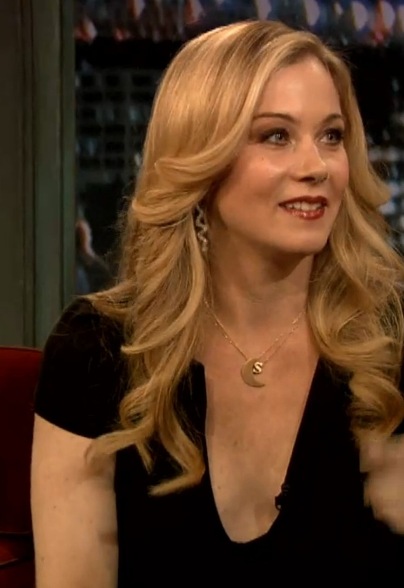 Christina Applegate Wearing Elodie K Jewelry April 2012