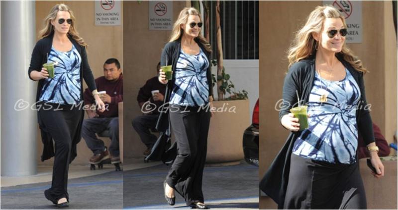 Molly Sims Wearing Tees by Tina April 2012