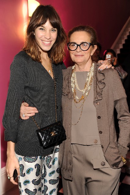 Alexa Chung and Rossella Jardini