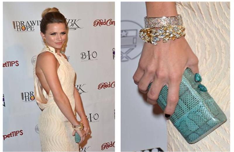 Shantel VanSanten Wearing Tacori Jewelry