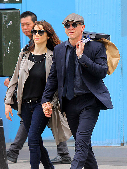 Daniel Craig Wearing John Varvatos Shades in New York May 2012
