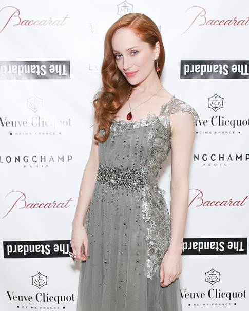 Lotte Verbeek Wearing Alberta Ferretti May 2012