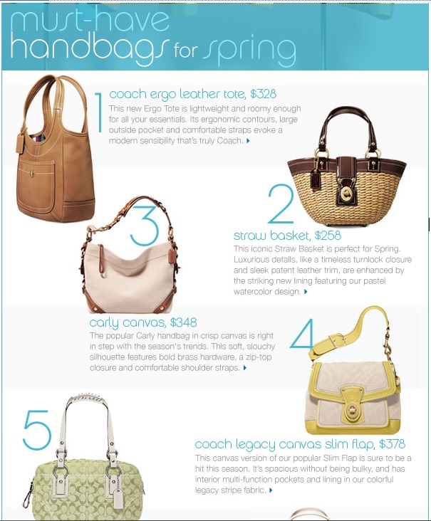 Must Have Handbags 2007 Coach