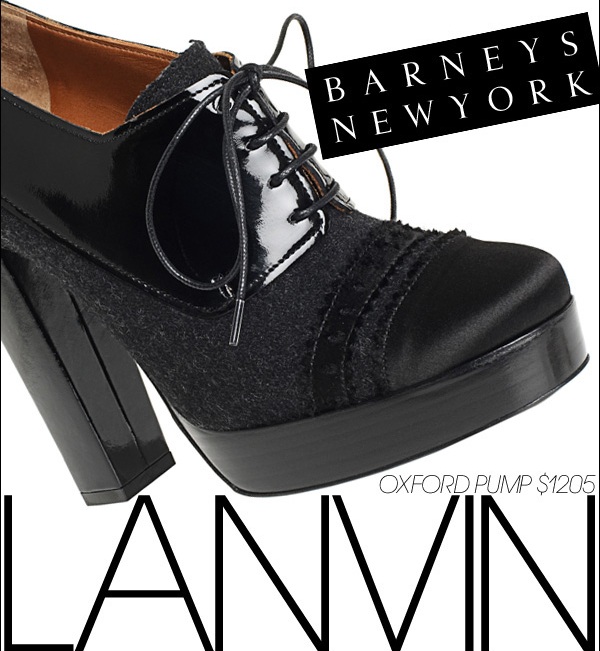 Lanvin Oxford Pump