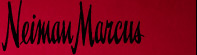 Neiman Marcus red ground with black text