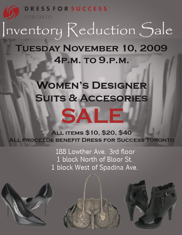 Inventory Reduction Sale November 2009