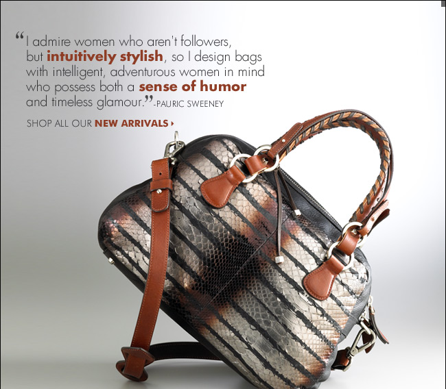 Pauric Sweeney Fashion Nomad Handbag