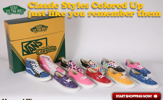 vans crayola shoes
