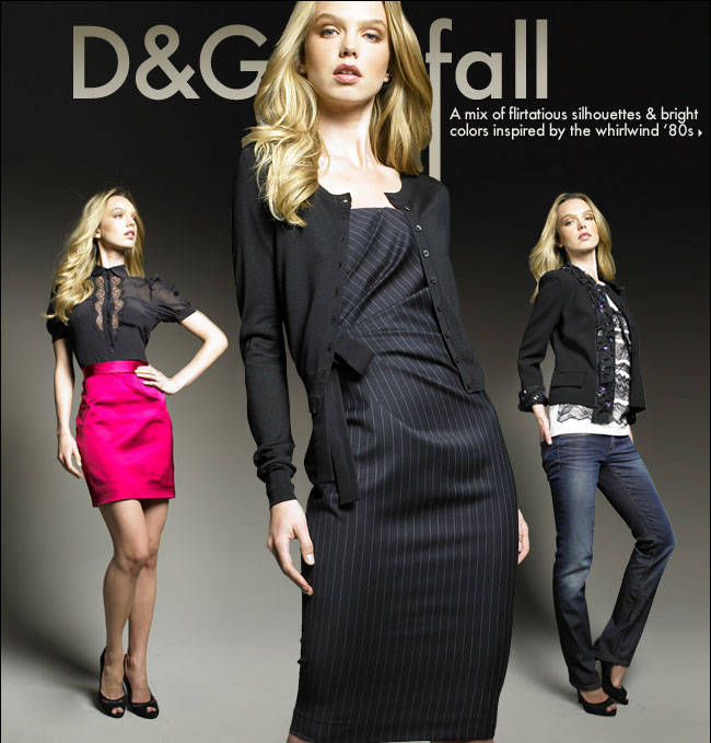 D&G fall at Neiman Marcus