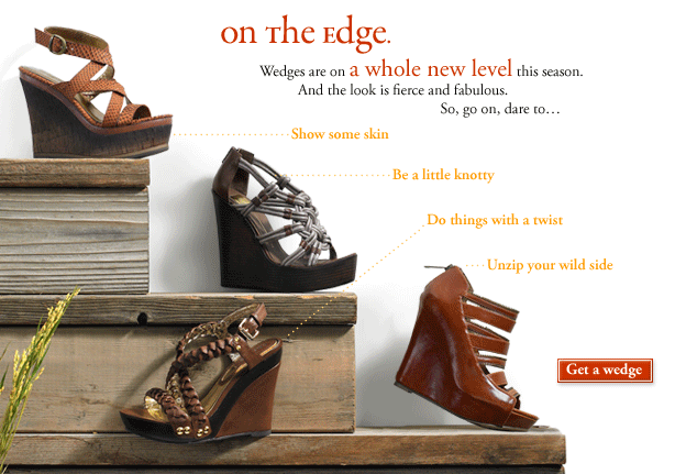 Wedge shoes whole new level piperlime 2010