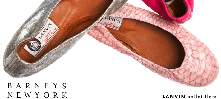 Lanvin Flats at Barneys New York Feb 2011