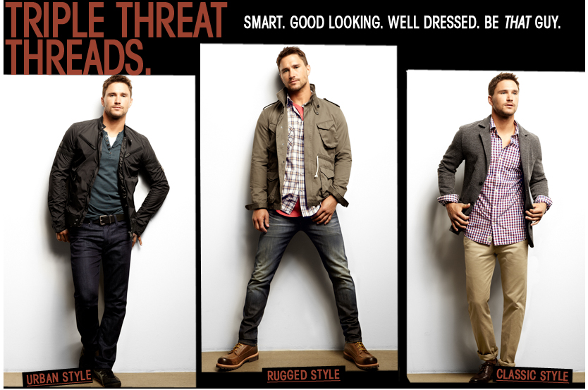 Triple Threat Threads - Men's Fashion Shopping 2011