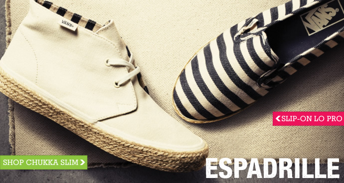 Espadrille Vans 2012