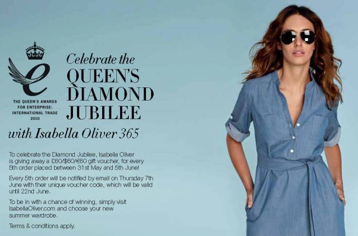 Queen's Diamond Jubilee Offer from 365 Isabella Oliver