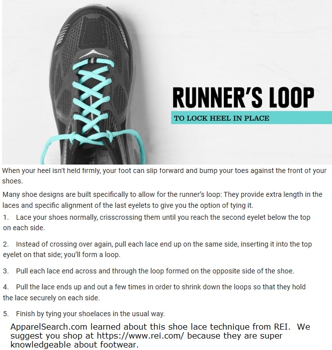 runners loop lacing