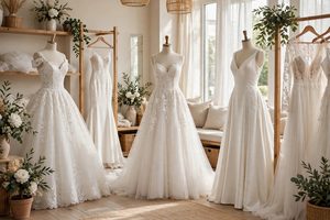 An elegant mother of the bride dress