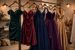 A stylish cocktail dress for evening events