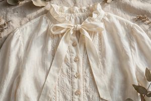 Women's blouses with detailed front designs