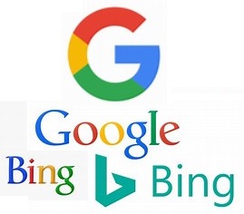 Google & Bing Logos