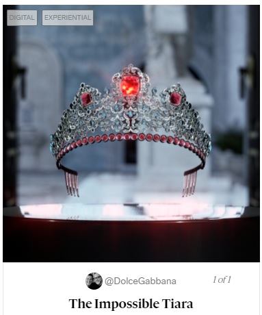 The Doge Crown NFT Dolce & Gabbana